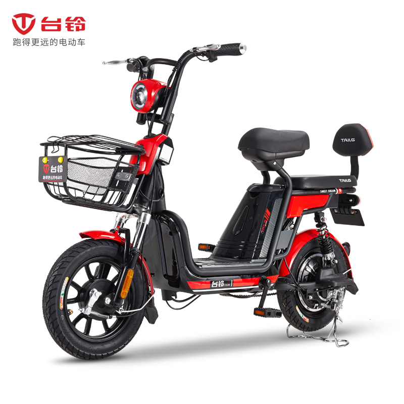 臺(tái)鈴(TAILG)GL5新國(guó)標(biāo)電動(dòng)自行車(chē)48V鋰電池成人代步電動(dòng)車(chē) 家用踏板真空胎電瓶車(chē)助力車(chē)